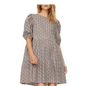 Floral Puff Sleeve Dress